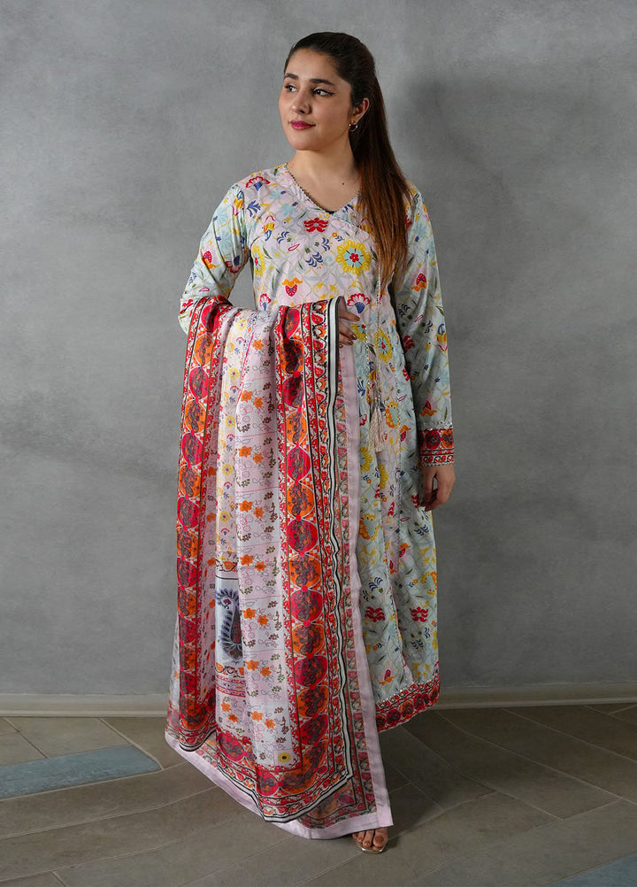 Heritage Hues by Madiha Gohar Pret Printed Crepe Lawn 3 Piece Suit Nayab