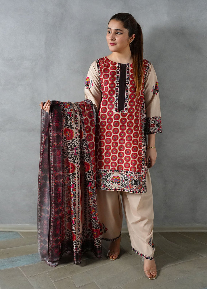 Heritage Hues by Madiha Gohar Pret Printed Crepe Lawn 3 Piece Suit Nura