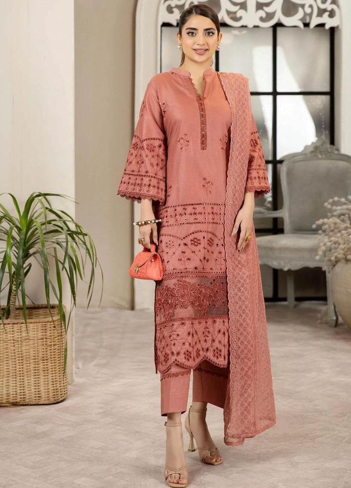 Haseen By Noorma Kaamal Embroidered Chikankari Lawn Suits Unstitched 3 Piece NK23H NK-C2-07 - Luxury Collection