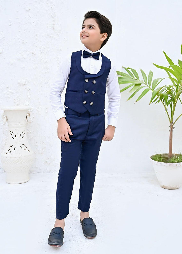Hassan Jee  Formal Boys 4 Piece Suit -  CPW-006