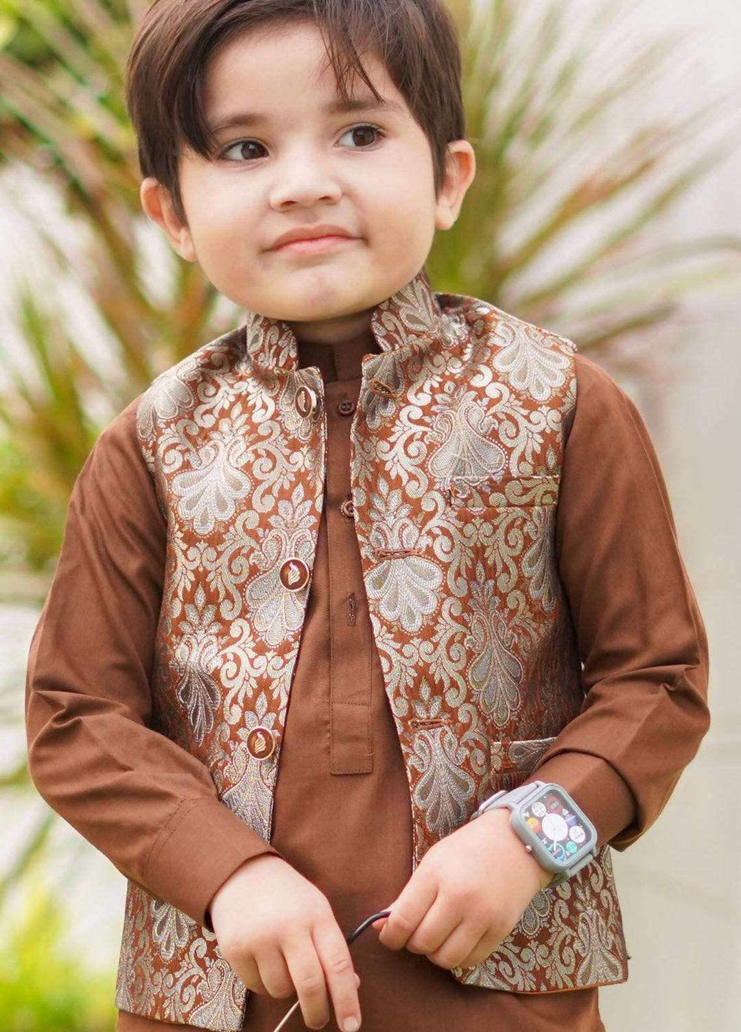 Hassan Jee Pret Embroidered Wash N Wear 3 Piece Suit EW16