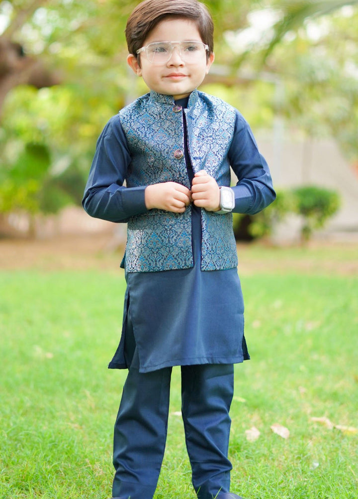 Hassan Jee Pret Embroidered Wash N Wear 3 Piece Suit EW18