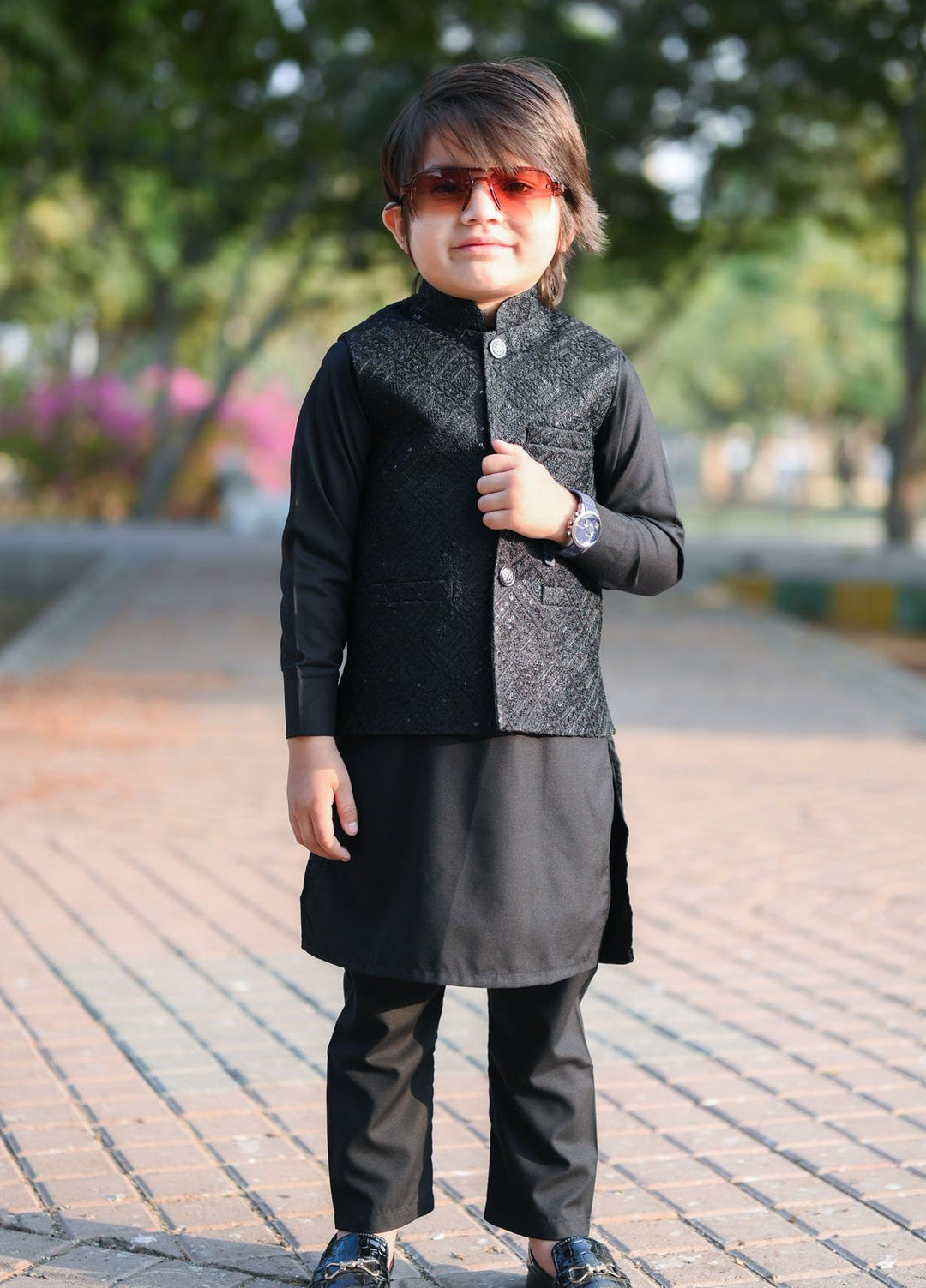 Hassan Jee Pret Embroidered Wash N Wear 3 Piece Suit EW27