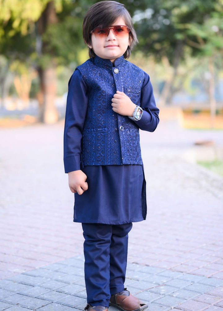 Hassan Jee Pret Embroidered Wash N Wear 3 Piece Suit EW33
