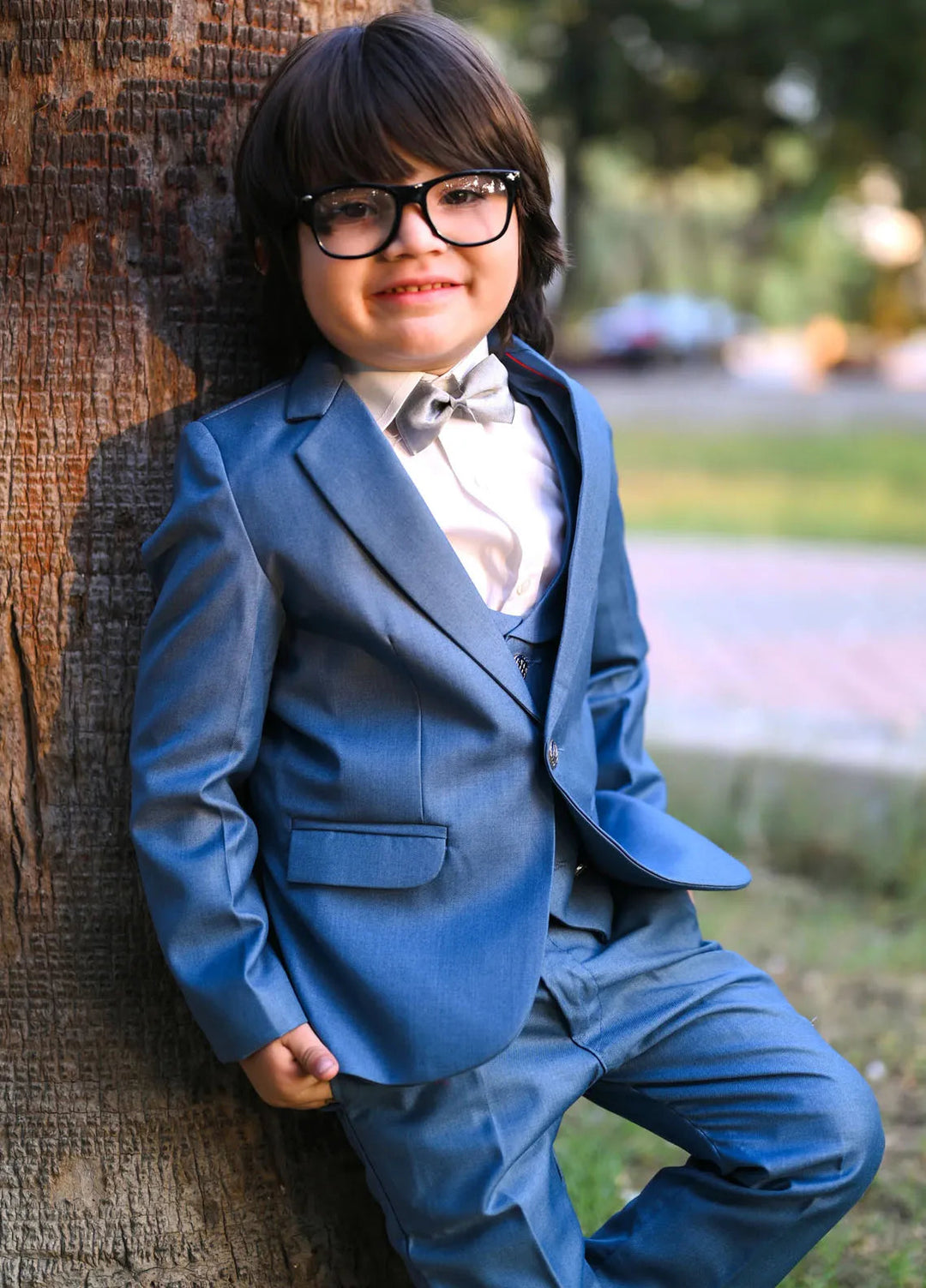 Hassan Jee Pret Kids Cotton 5 Piece Suit CPS 003