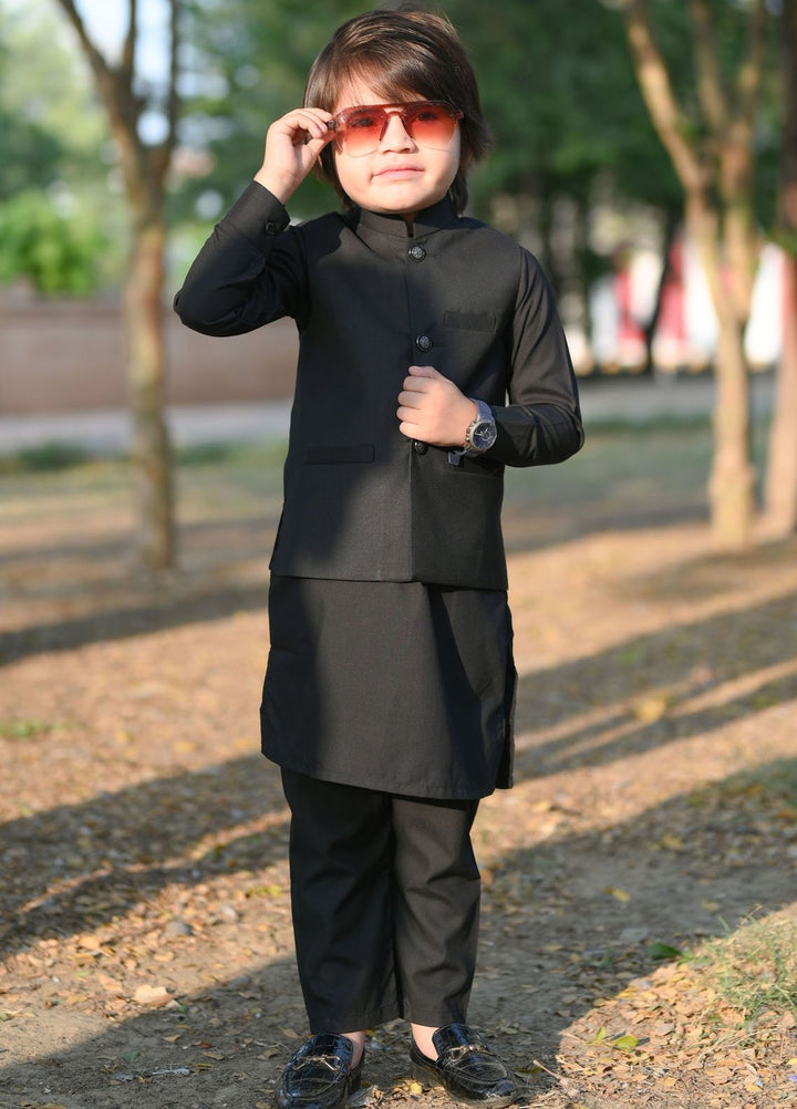 Hassan Jee Pret Plain Wash N Wear 3 Piece Suit EW29