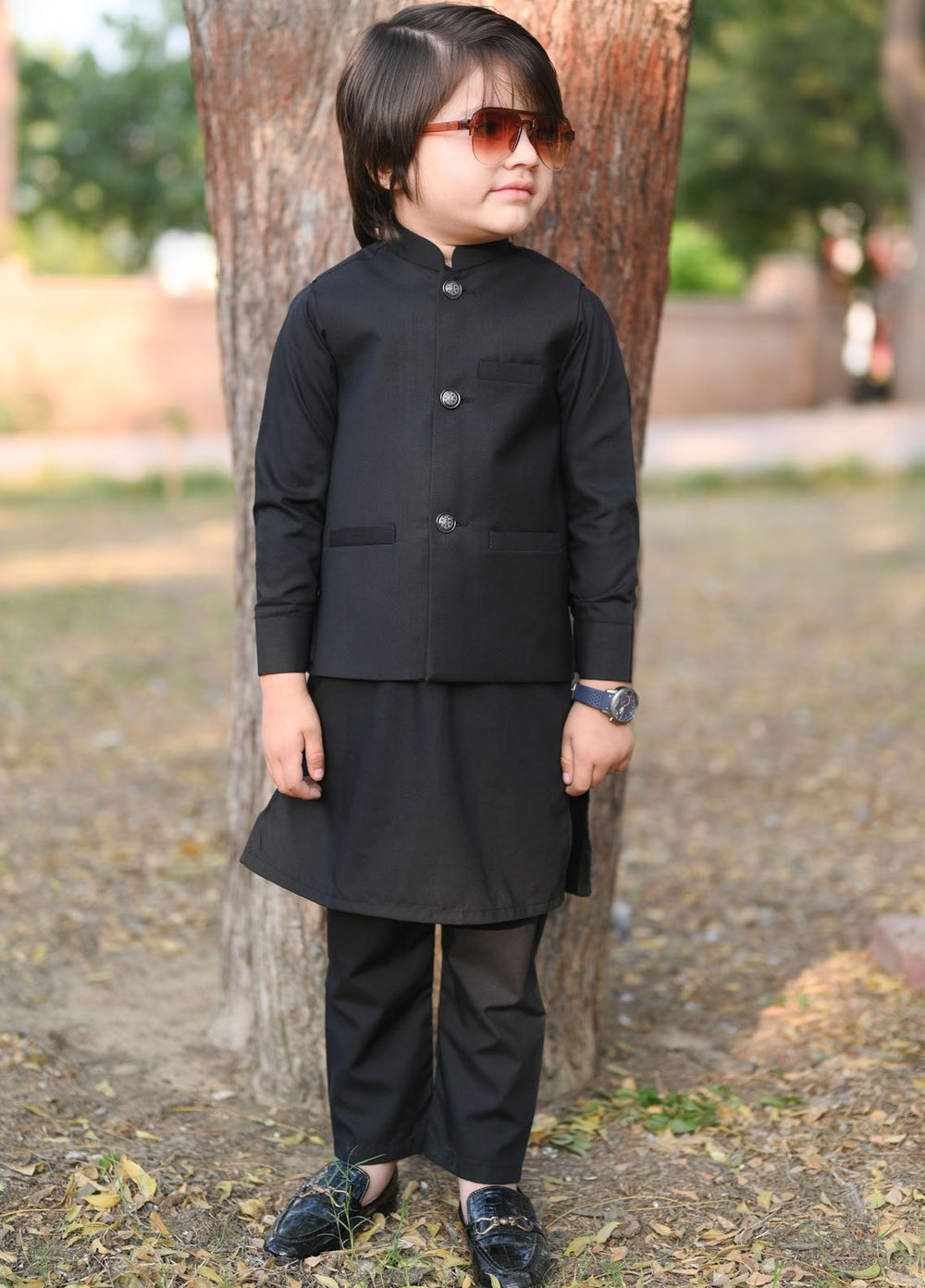 Hassan Jee Pret Plain Wash N Wear 3 Piece Suit EW29