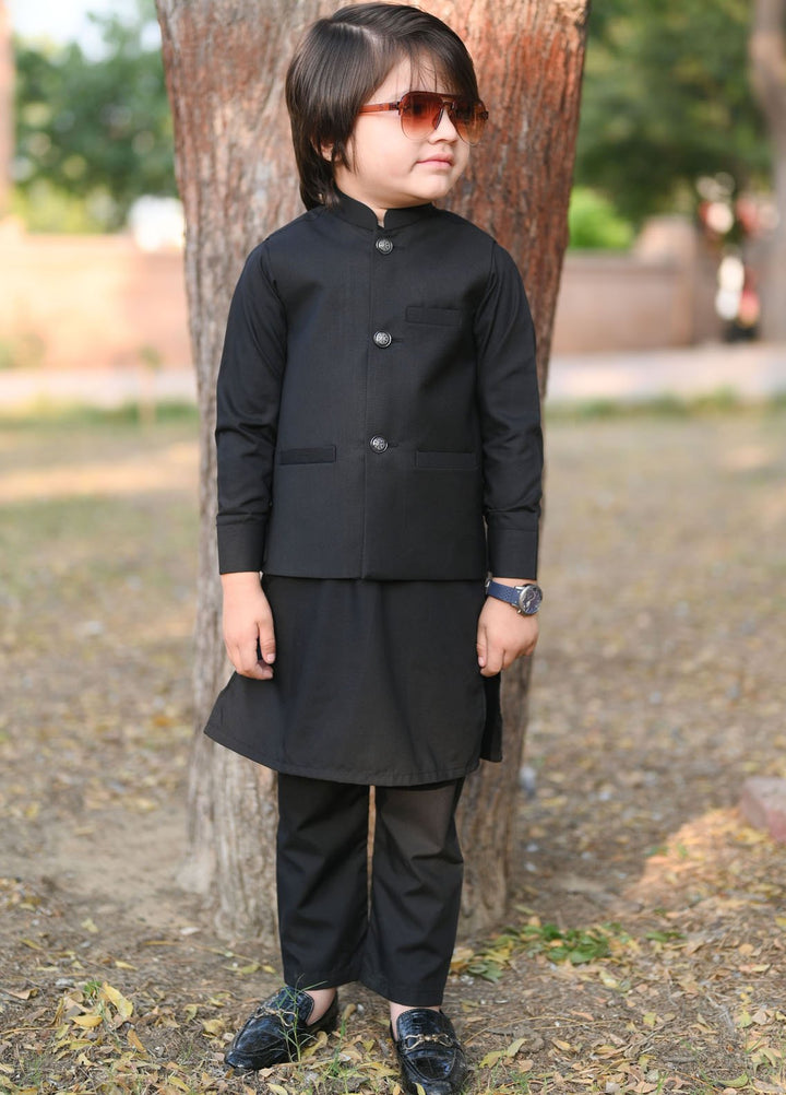 Hassan Jee Pret Plain Wash N Wear 3 Piece Suit EW29