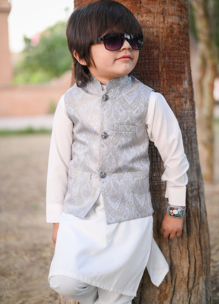 Hassan Jee Pret Plain Wash N Wear 3 Piece Suit EW31