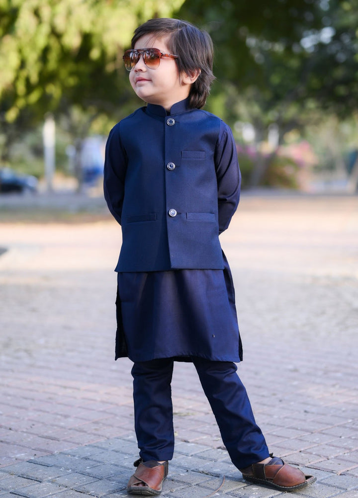 Hassan Jee Pret Plain Wash N Wear 3 Piece Suit EW32
