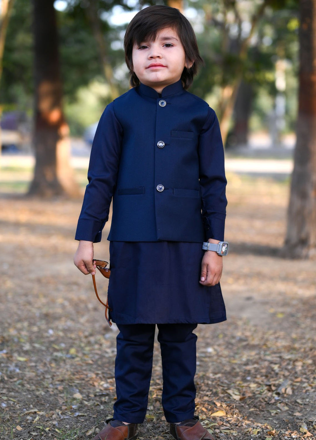 Hassan Jee Pret Plain Wash N Wear 3 Piece Suit EW32