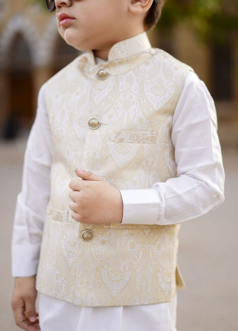 Hassan Jee Pret Plain Wash N Wear 3 Piece Suit WKS 015