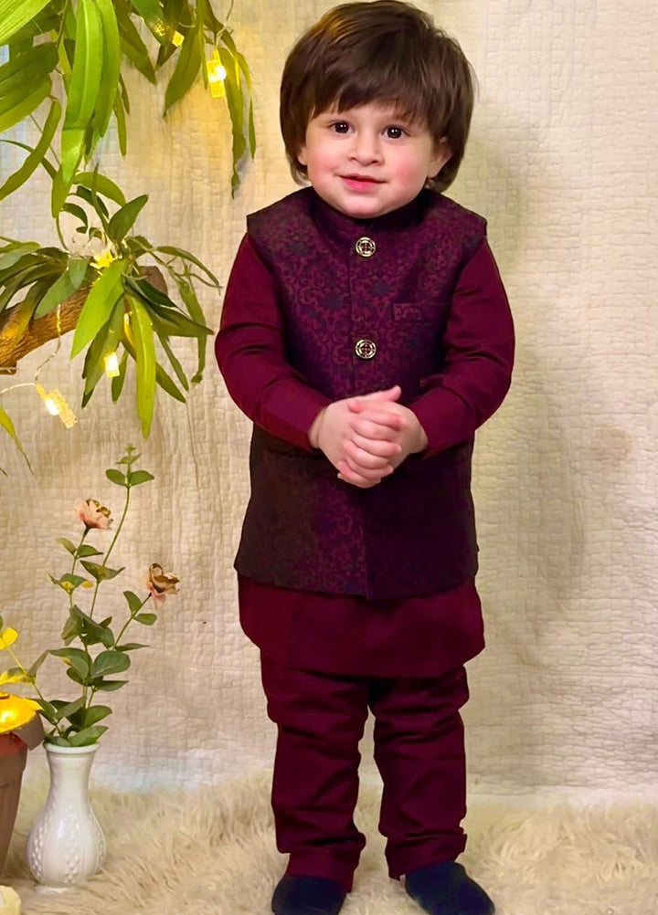 Hassan Jee Pret Plain Wash N Wear 3 Piece Suit WKS 017