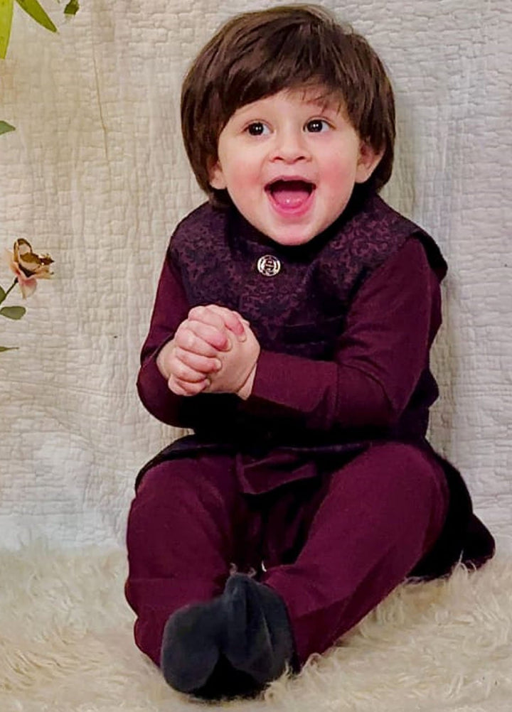 Hassan Jee Pret Plain Wash N Wear 3 Piece Suit WKS 017