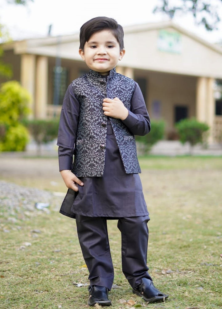 Hassan Jee Pret Plain Wash N Wear 3 Piece Suit WKS 018
