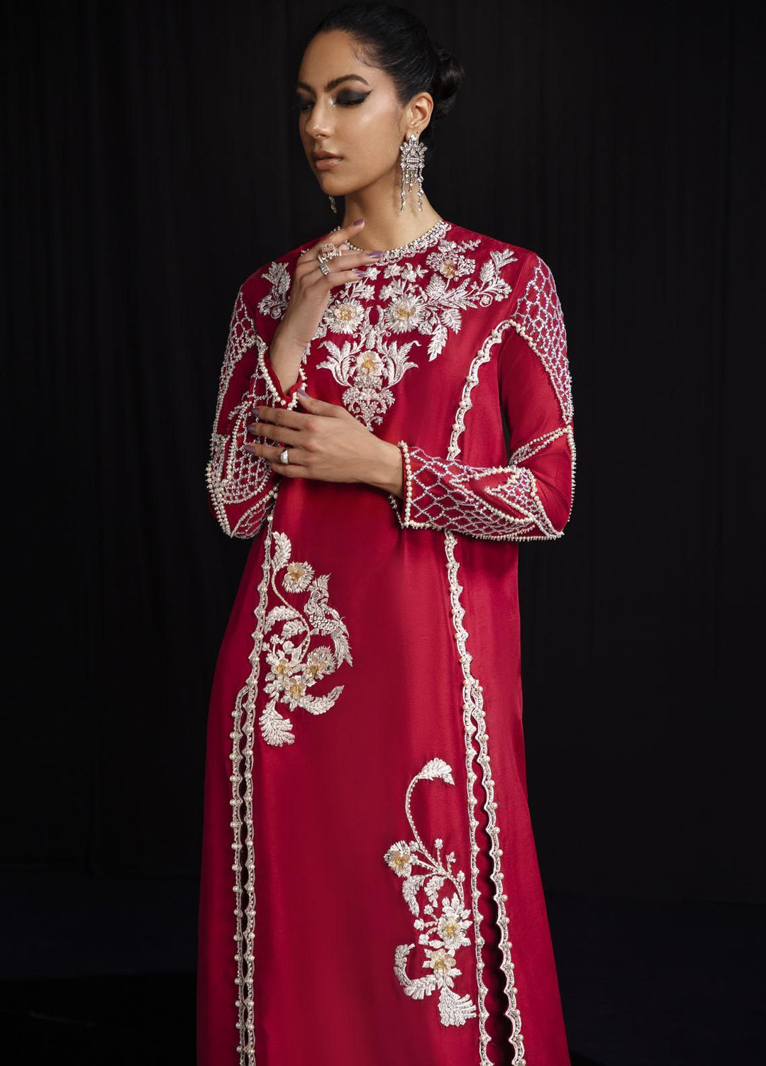 Haute Form Pret  Raw Silk 2 Piece LIT SLIT