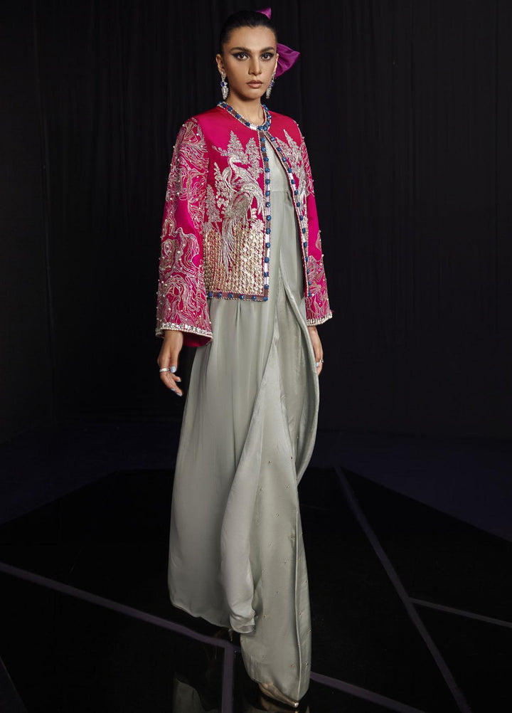 Haute Form Pret  Raw Silk 3 Piece HAWT AS PINK