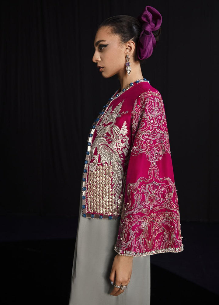 Haute Form Pret  Raw Silk 3 Piece HAWT AS PINK
