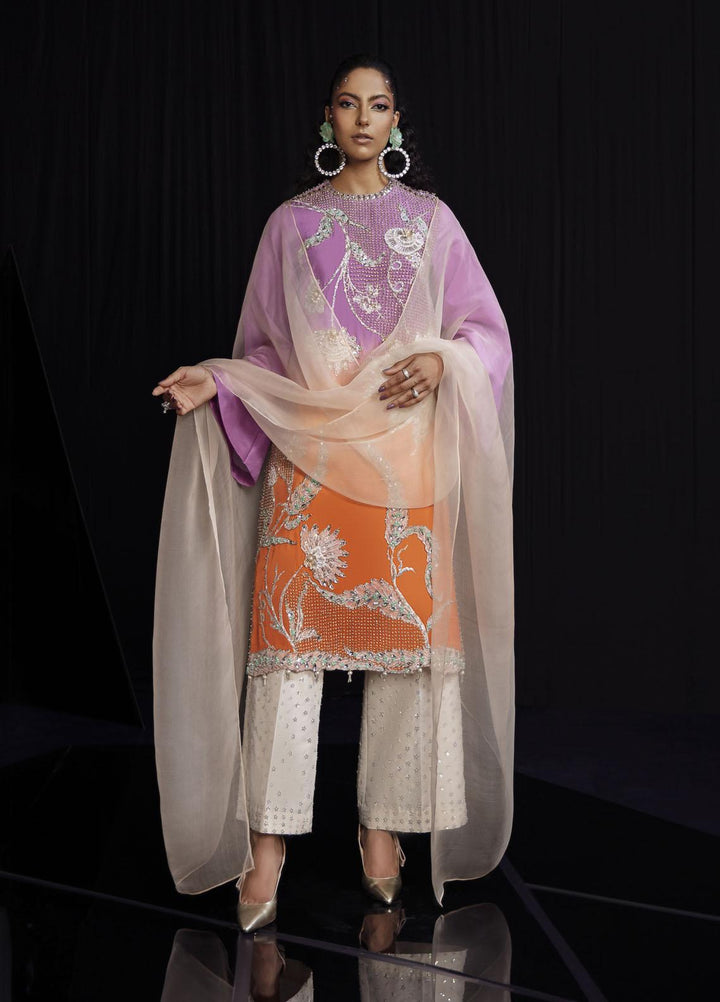 Haute Form Pret  Raw Silk 3 Piece PENG