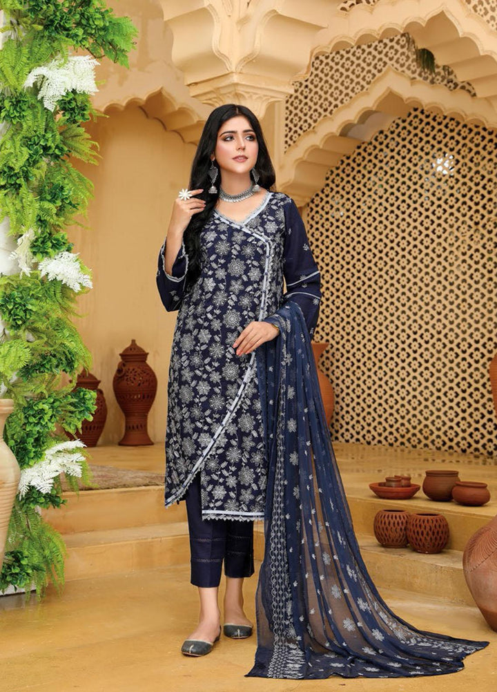 Hayaa by Humdum Embroidered Karandi Suits Unstitched 3 Piece HD22HY D-01 - Winter Collection