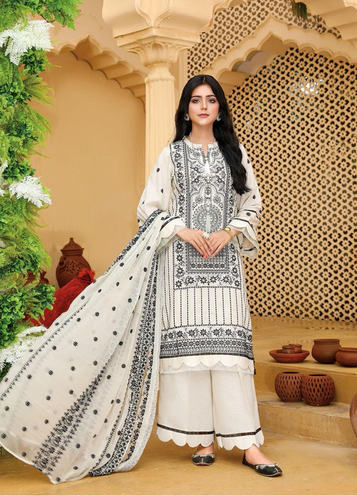Hayaa by Humdum Embroidered Karandi Suits Unstitched 3 Piece HD22HY D-02 - Winter Collection