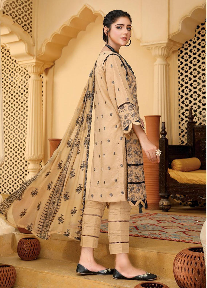 Hayaa by Humdum Embroidered Karandi Suits Unstitched 3 Piece HD22HY D-07 - Winter Collection