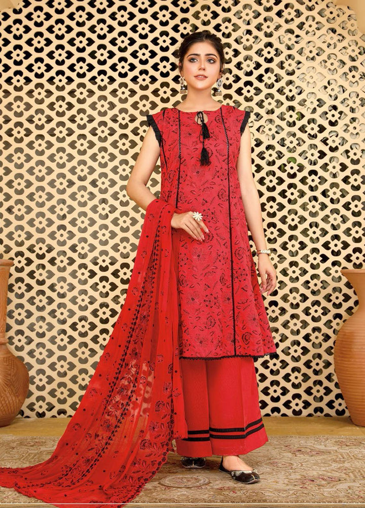Hayaa by Humdum Embroidered Karandi Suits Unstitched 3 Piece HD22HY D-10 - Winter Collection
