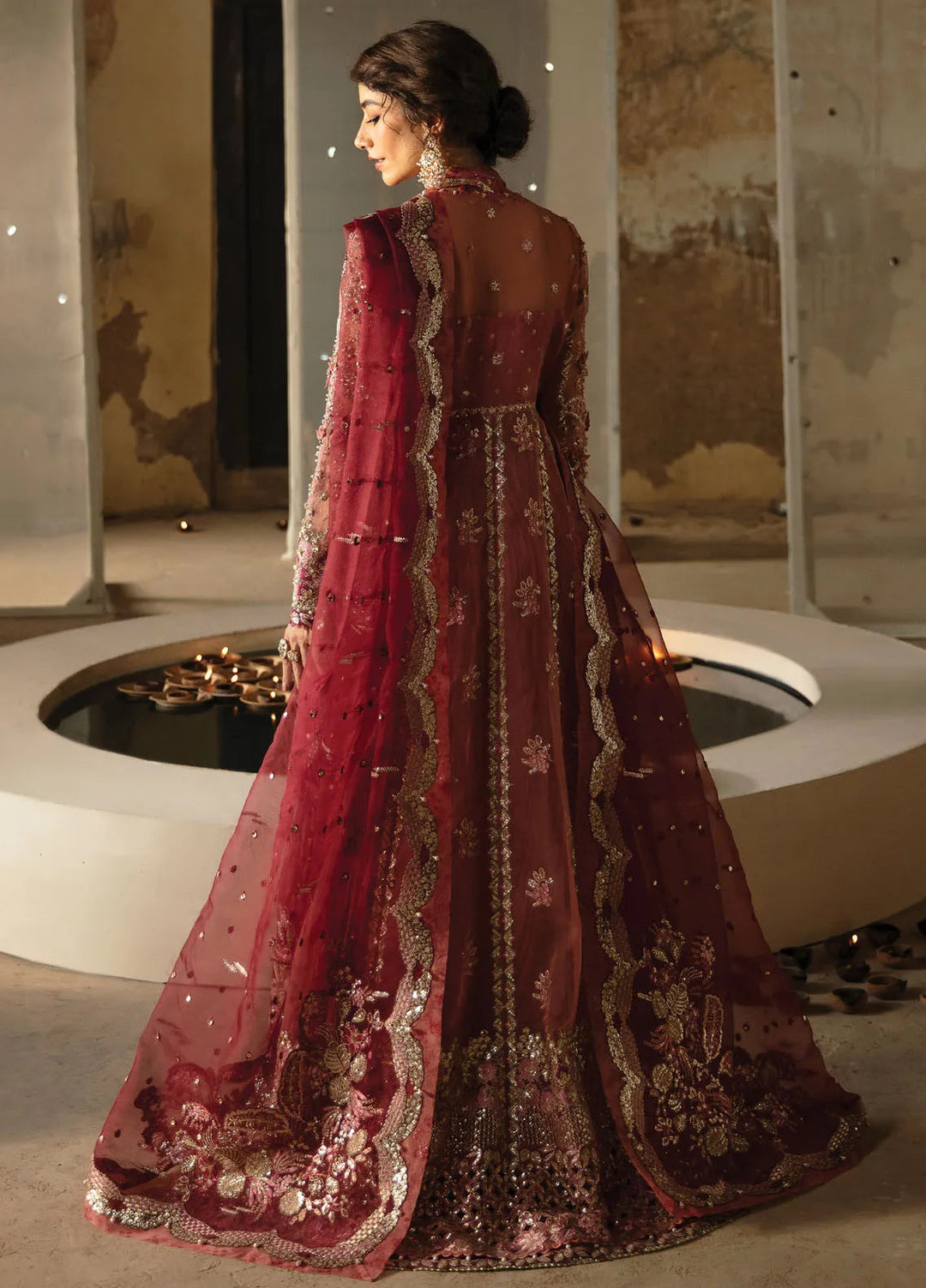 Hayat by Afrozeh Embroidered Suit Unstitched 3 Piece AF24HW AFH-24-04 Mehreen - Formal Collection