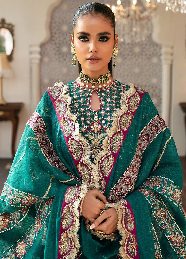 Hayat By Afrozeh Embroidered Chiffon Suits Unstitched 3 Piece AF23HY D-08 Ayat - Wedding Collection