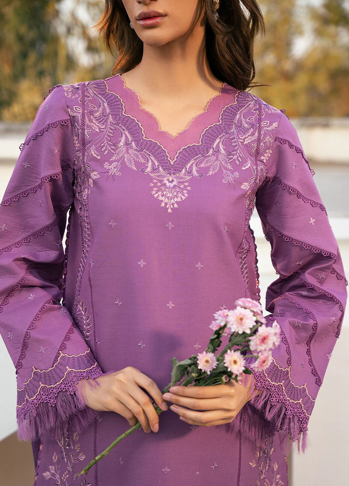 Hazel by Bin Ilyas Embroidered Lawn Suits Unstitched 3 Piece BI25HZ 2071A - Summer Collection