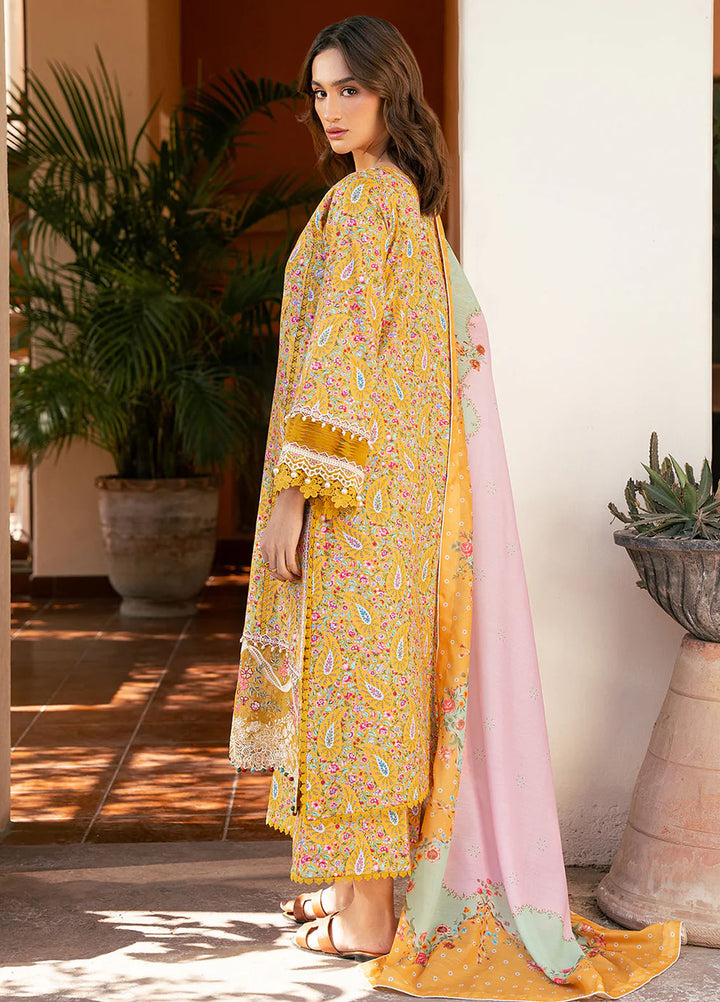 Hazel by Bin Ilyas Embroidered Lawn Suits Unstitched 3 Piece BI25HZ 2072B - Summer Collection