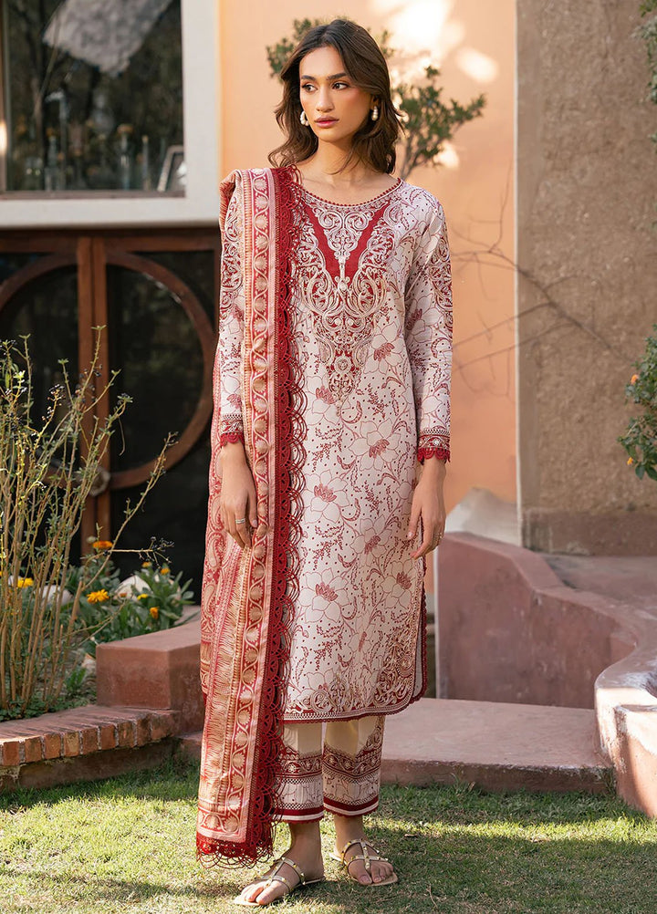 Hazel by Bin Ilyas Embroidered Lawn Suits Unstitched 3 Piece BI25HZ 2074B - Summer Collection