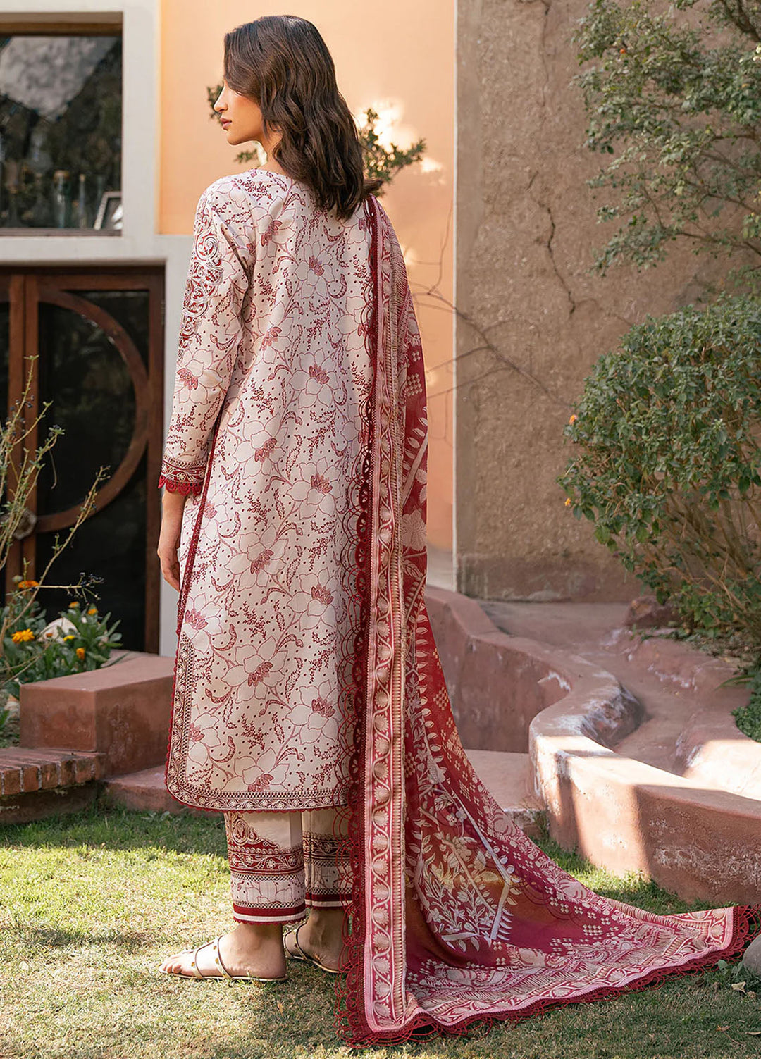 Hazel by Bin Ilyas Embroidered Lawn Suits Unstitched 3 Piece BI25HZ 2074B - Summer Collection