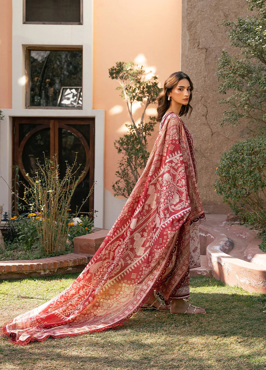 Hazel by Bin Ilyas Embroidered Lawn Suits Unstitched 3 Piece BI25HZ 2074B - Summer Collection