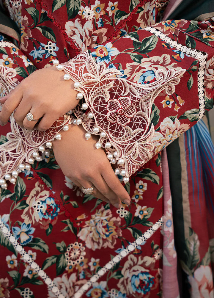 Hazel by Bin Ilyas Embroidered Lawn Suits Unstitched 3 Piece BI25HZ 2076B - Summer Collection