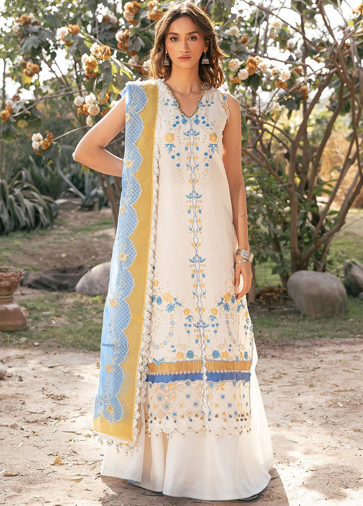 Hazel by Bin Ilyas Embroidered Lawn Suits Unstitched 3 Piece BI25HZ 2078B - Summer Collection