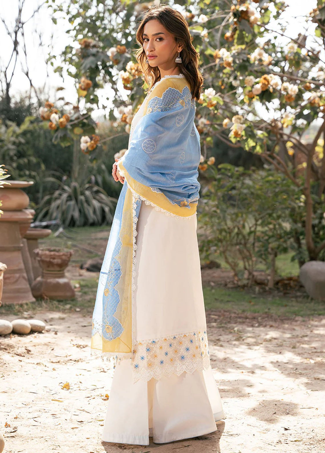 Hazel by Bin Ilyas Embroidered Lawn Suits Unstitched 3 Piece BI25HZ 2078B - Summer Collection