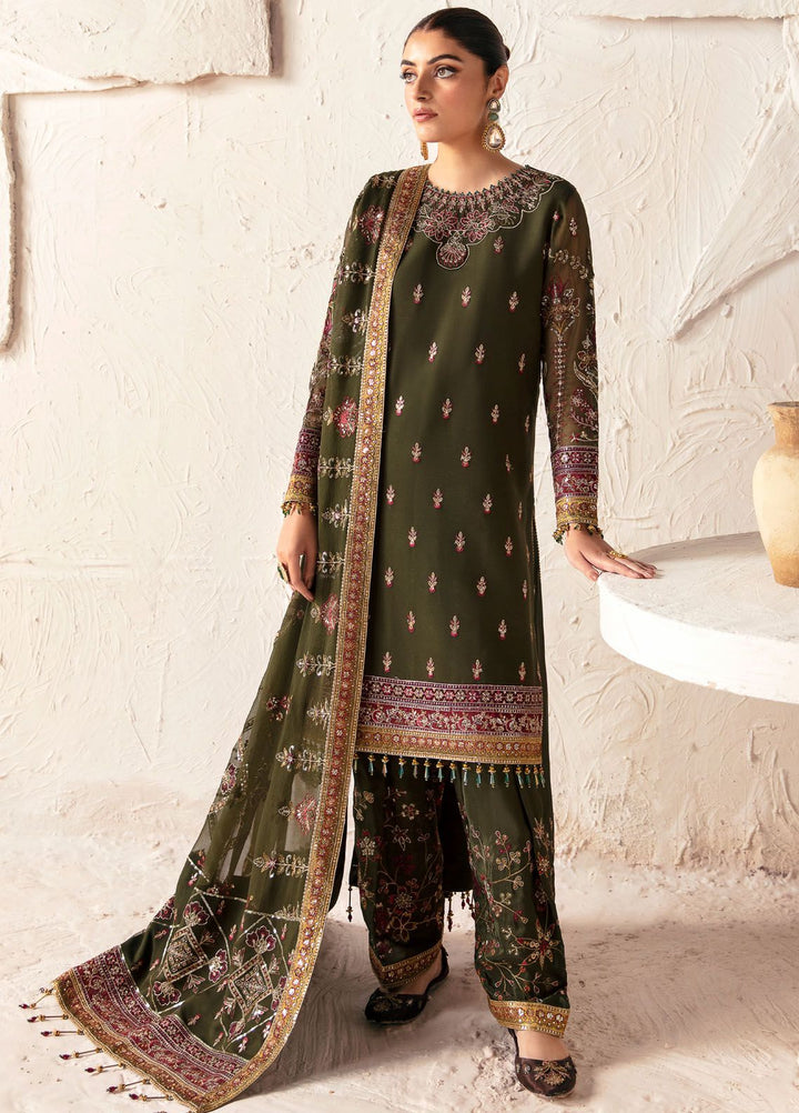 Heer By Alizeh Embroidered Chiffon Suit Unstitched 3 Piece AFB24HF 05-Kanza - Luxury Formal Collection