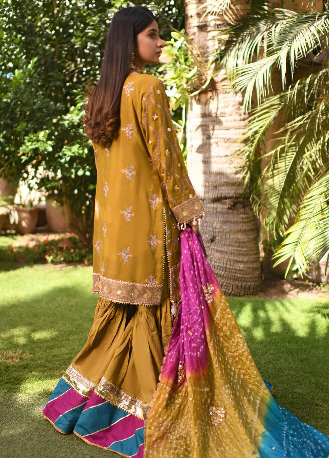 Heer by Hadia Eman Embroidered Cotton Net Suits Unstitched 3 Piece HE21H D-03 - Luxury Collection