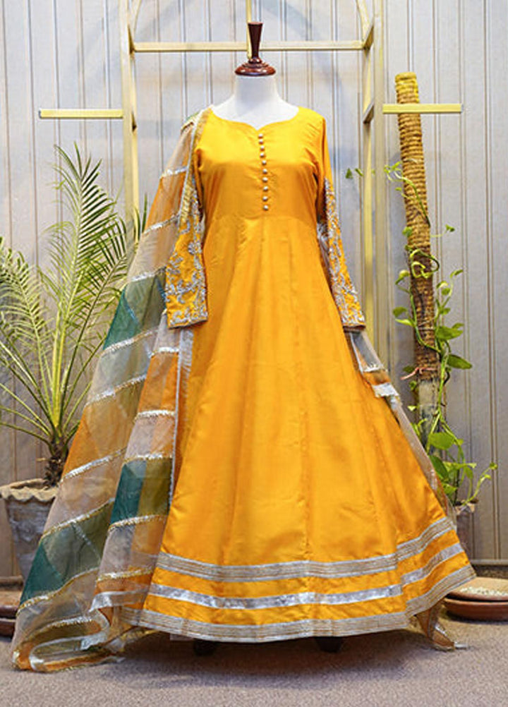 Uzman Yasen Silk Luxury Pret 3 Piece Dress LALE