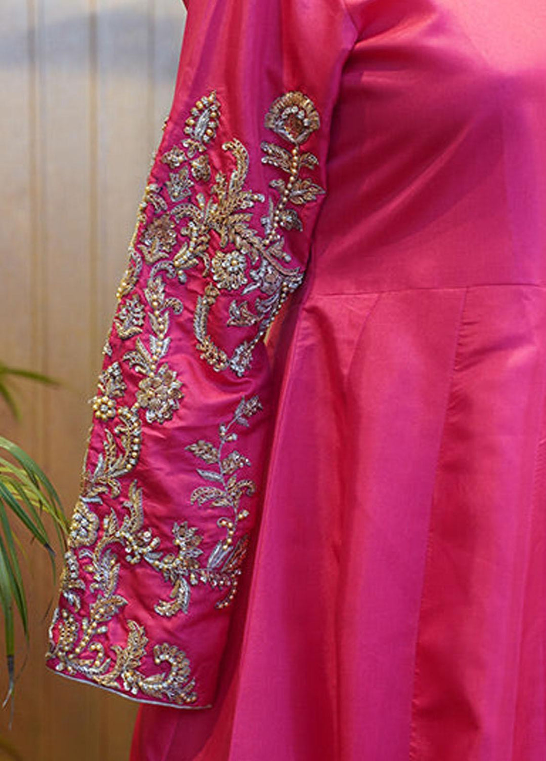 Uzman Yasen Silk Luxury Pret 3 Piece Dress LALEE
