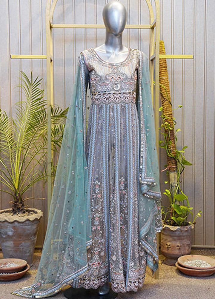 Uzman Yasen Tissue Luxury Pret 2 Piece Dress Kokab