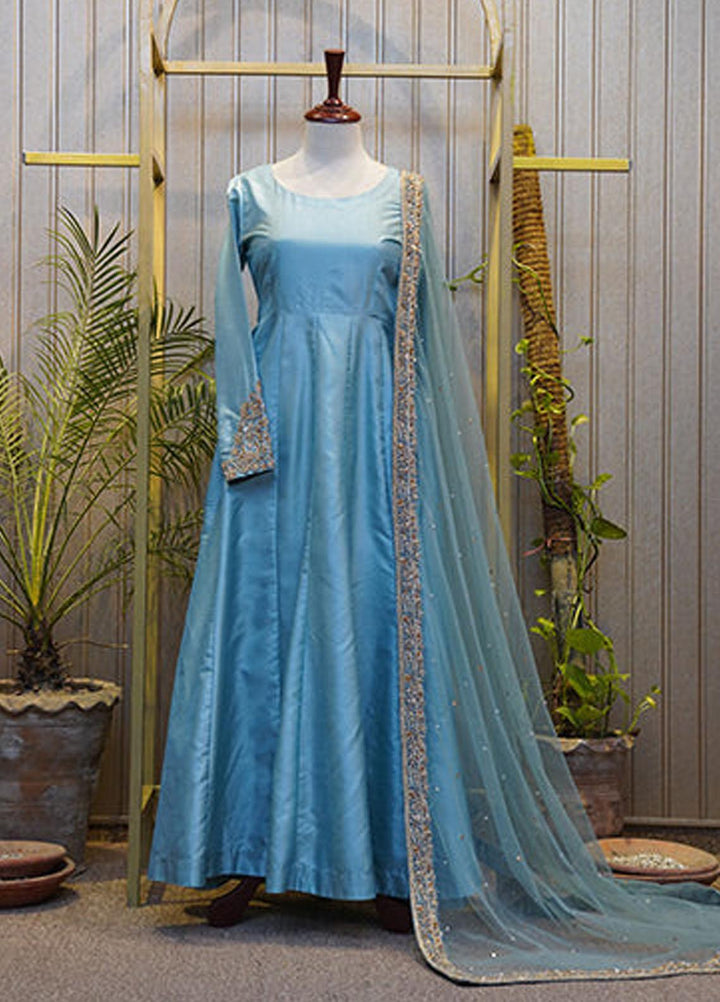 Uzman Yasen Silk Luxury Pret 3 Piece Dress CHANDA