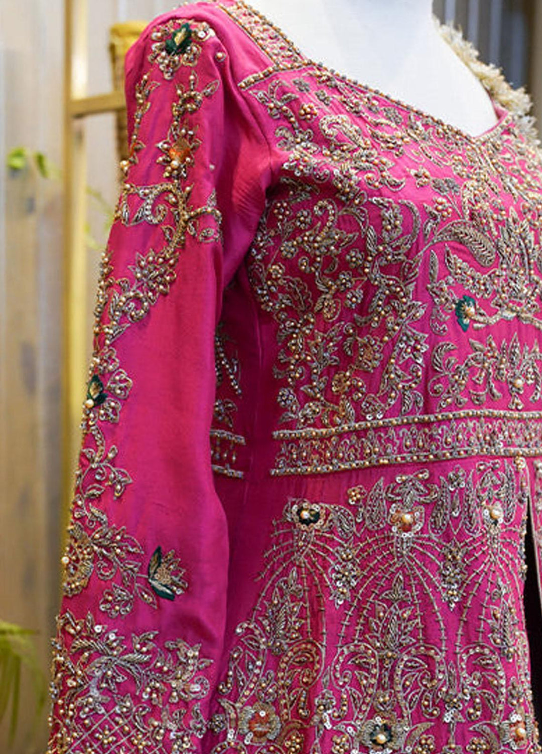 Uzman Yasen Silk Luxury Pret 2 Piece Dress KHUSHBOO