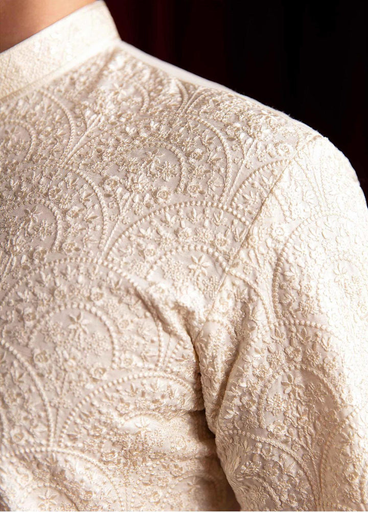 Qalamkar Raw Silk Formal Kameez Shalwar for Men -  QLM23MF MR-03