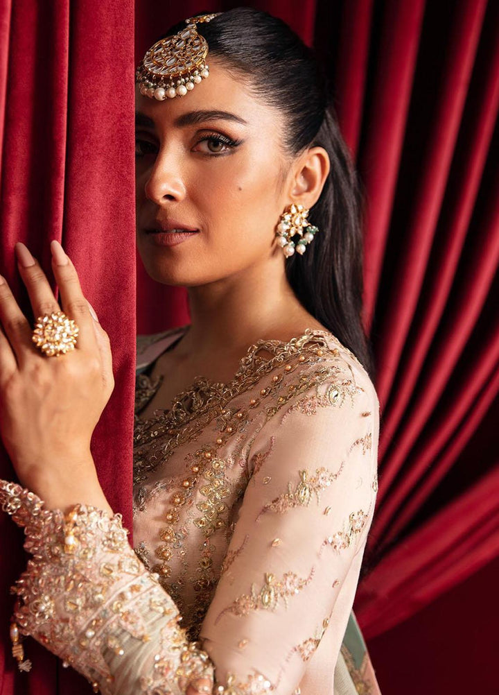 Heer Ranjha By Qalamkar Embroidered Jacquard Suits Unstitched 3 Piece QLM23HR Meher - Luxury Formal Collection