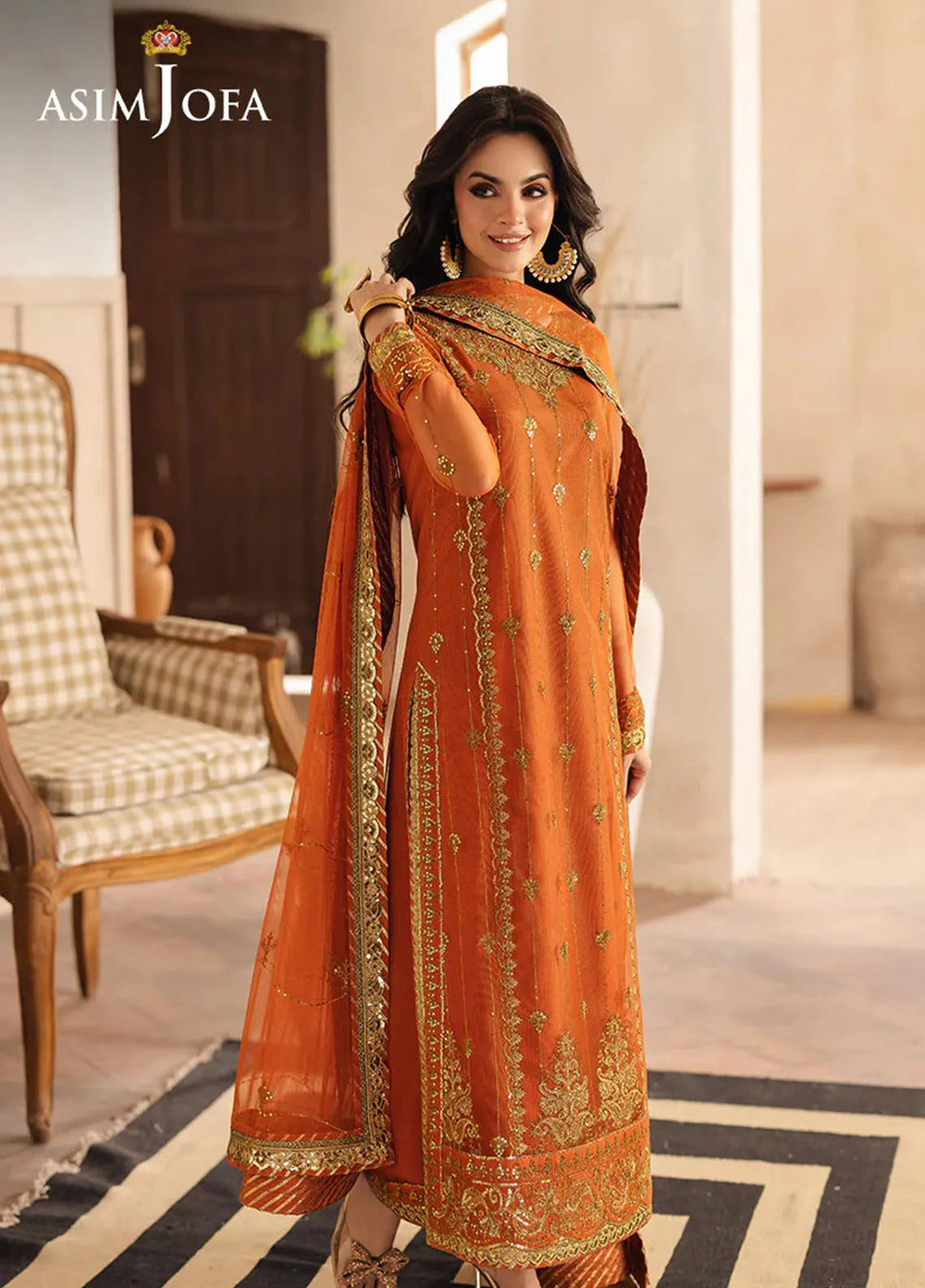 Heeriye by Asim Jofa Embroidered Net Suit Unstitched 3 Piece AJ25H AJHE-09 - Festive Collection