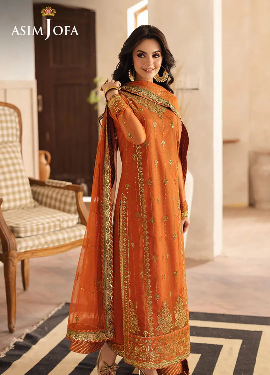 Heeriye by Asim Jofa Embroidered Net Suit Unstitched 3 Piece AJ25H AJHE-09 - Festive Collection