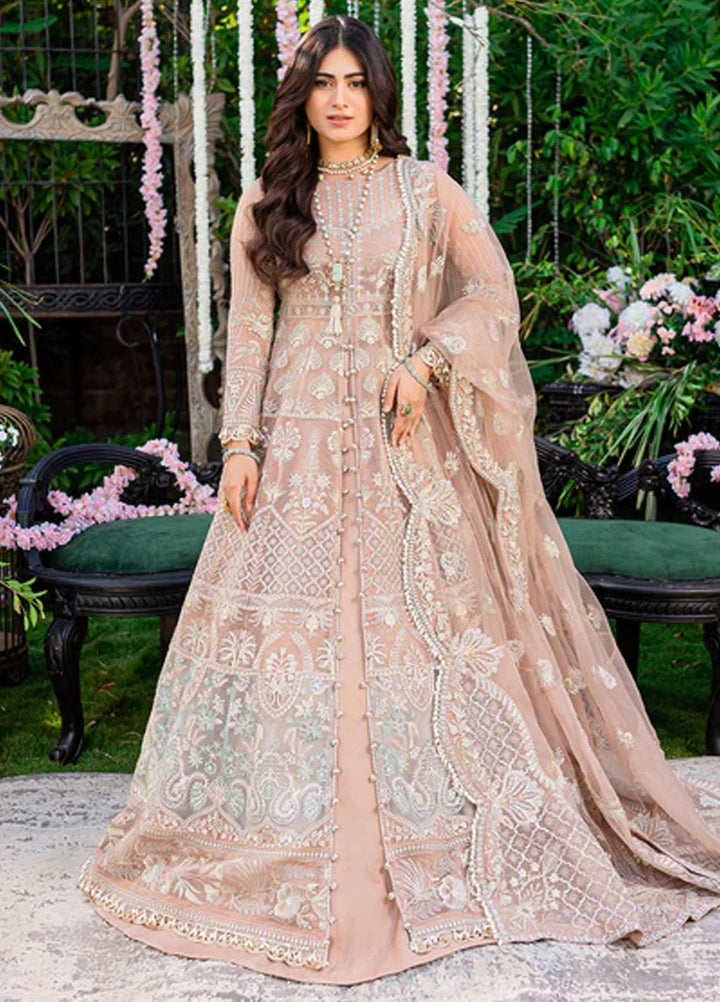 Heeriye By Izel Embroidered Organza Suits Unstitched 4 Piece IZL23HR HF-1058 Sawariya - Festive Collection