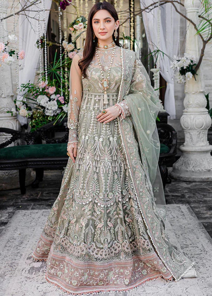 Heeriye By Izel Embroidered Net Suits Unstitched 4 Piece IZL23HR HF-1059 Naina - Festive Collection